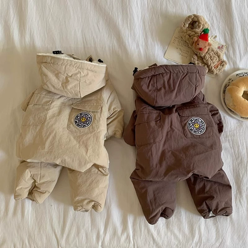 Осенняя и зимняя одежда для домашних животных подсолнух с капюшоном