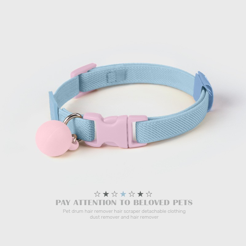 猫咪宠物项圈围脖项链四季小型犬饰品彩色柔软狗狗项圈宠物用品|undefined