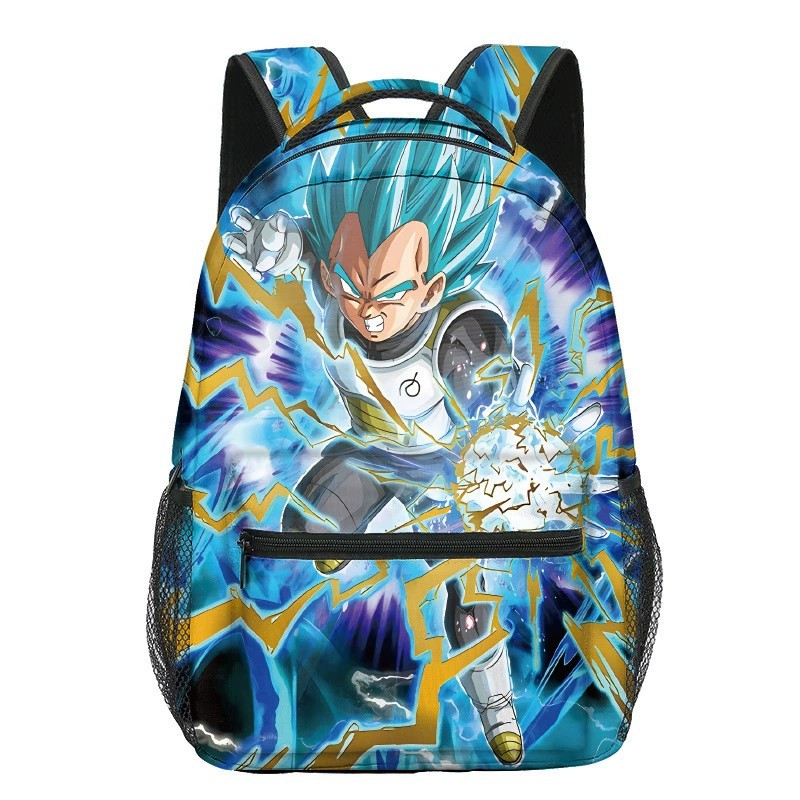 3D transfronterizo impresión de doble cara siete bolas de dragón nuevo dibujo animado bolsas escolares de estudiantes de primaria y secundaria mochila para niños mochila