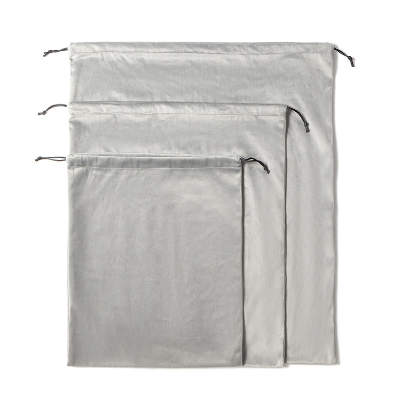 Bolsa de franela Bolsa de almacenamiento de gran capacidad Bolsa de almacenamiento con cordón Chaqueta de plumón Bolsa de viaje de compresión Bolsa de almacenamiento de ropa