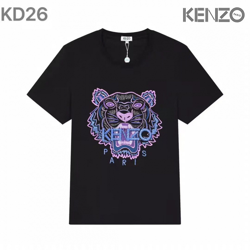 Cross-Border Trendy Brand New Short-Sleeve Tiger Head Print T-Shirt, Unisex Loose Fashion Versatile Pure Cotton Round Neck T-Shirt