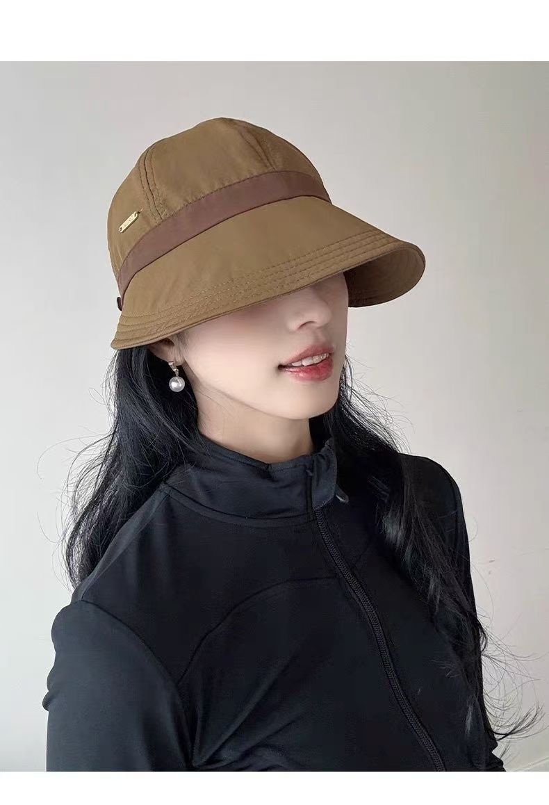 Women's Duckbill Sun Cap Uv Protection Foldable Slimming Hat_voghion.com