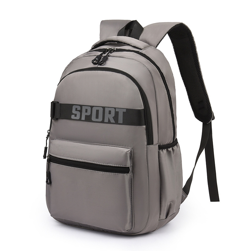 New trendy cross-border backpack, stylish and casual, thickened, color-blocking, student schoolbag, large capacity, versatile laptop backpack