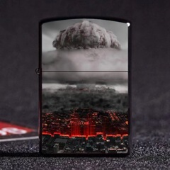 美麗的地球保護人類的海洋系列煤油機防風打火機 原子彈下無冤魂