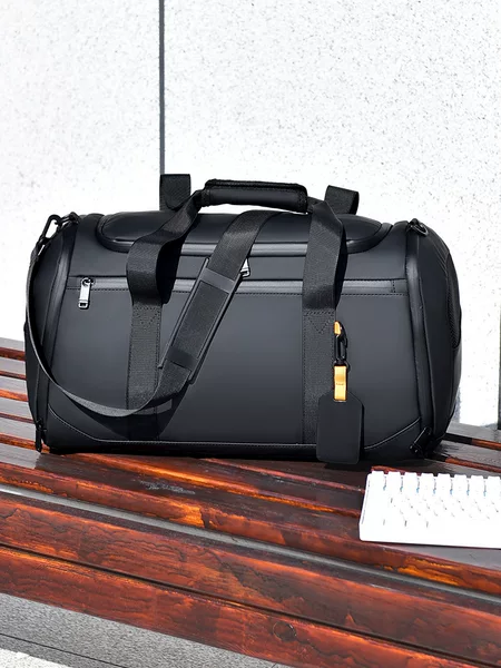 Travel Bag Men's and Women's Dry and Wet Separation Shoe Warehouse Large Capacity Handbag Travel Luggage Bag Sports Fitness Bag Men's