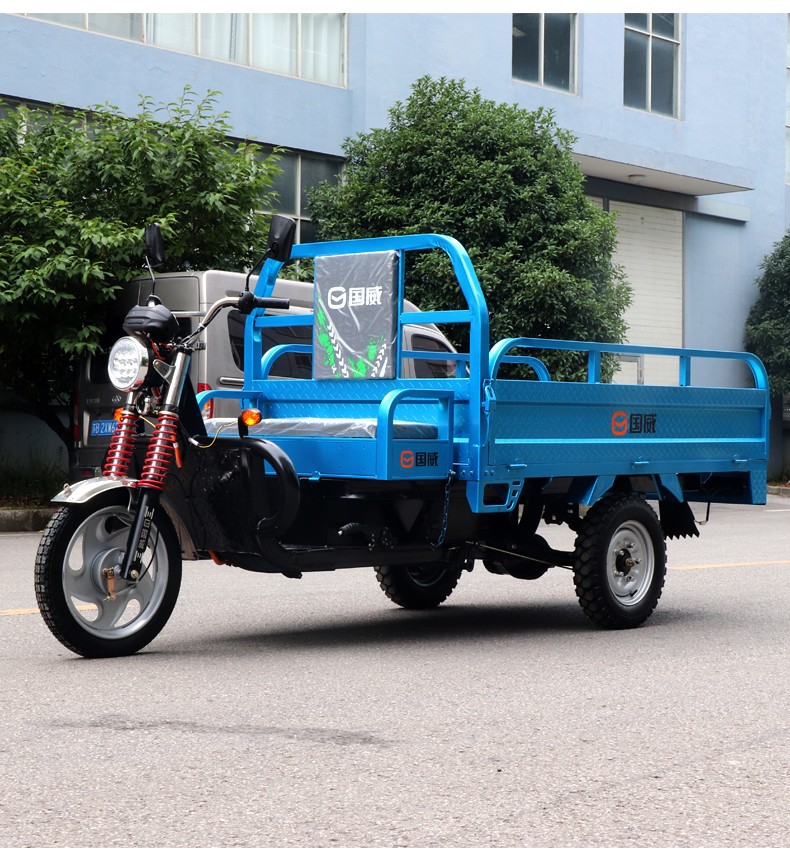 2.0*1.2m Heavy-Duty Electric Tricycle Mobility Scooter 60-72V Export