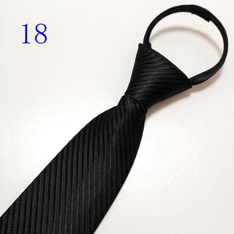 男士拉链新郎结婚红色8cm正装商务黑色免打结懒人易拉得蓝色_