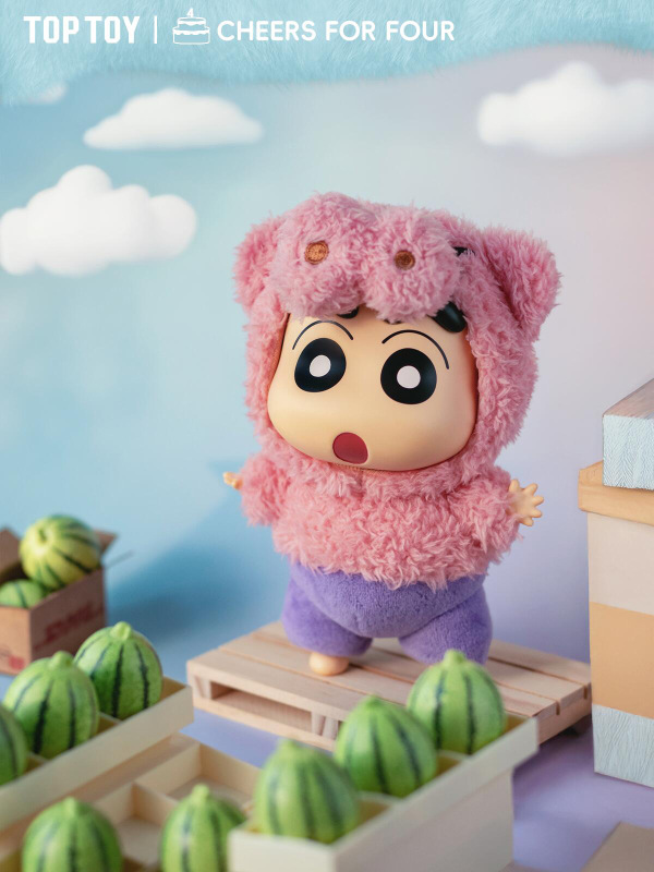 【在庫あり】正規品 TOPTOY クレヨンしんちゃん ドレスアップパーティーシリーズ ビニールぬいぐるみ ブラインドボックス フィギュア ギフト|undefined