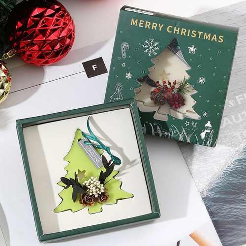 Christmas tree aromatherapy wax tablets, creative home solid deodorant and fragrance tablets, wardrobe pendants, Christmas souvenirs