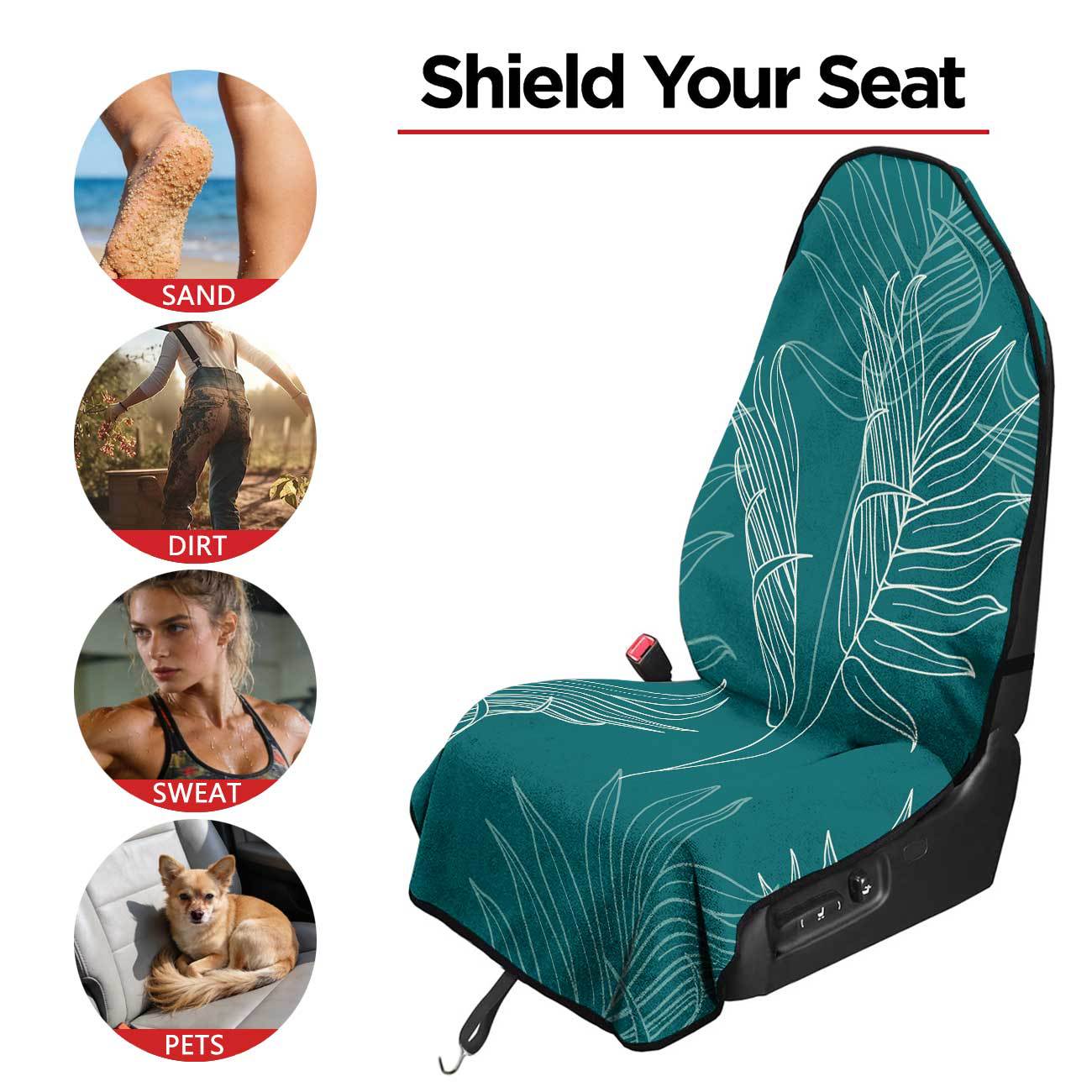 Car seat towel cover, front seat protector, suitable for gym and exercise, universal for all seasons, car use 125