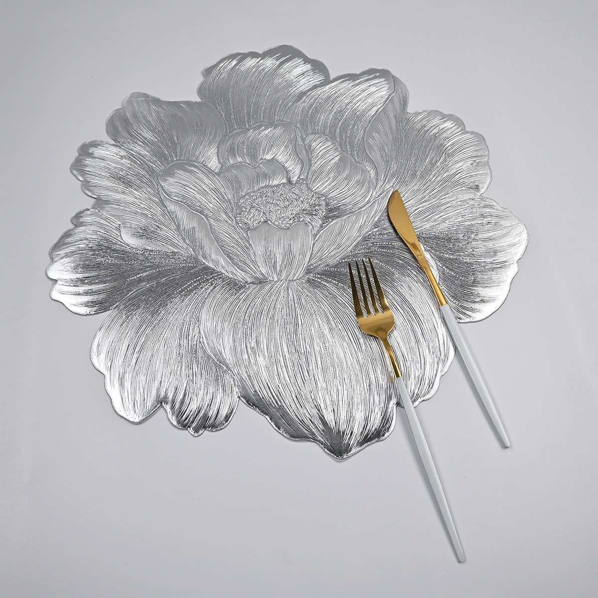 Nuevo mantel de loto, mantel de mesa de aislamiento térmico de pvc bronceado, lavable, aceite impermeable, girasol, fondo sólido, mantel occidental