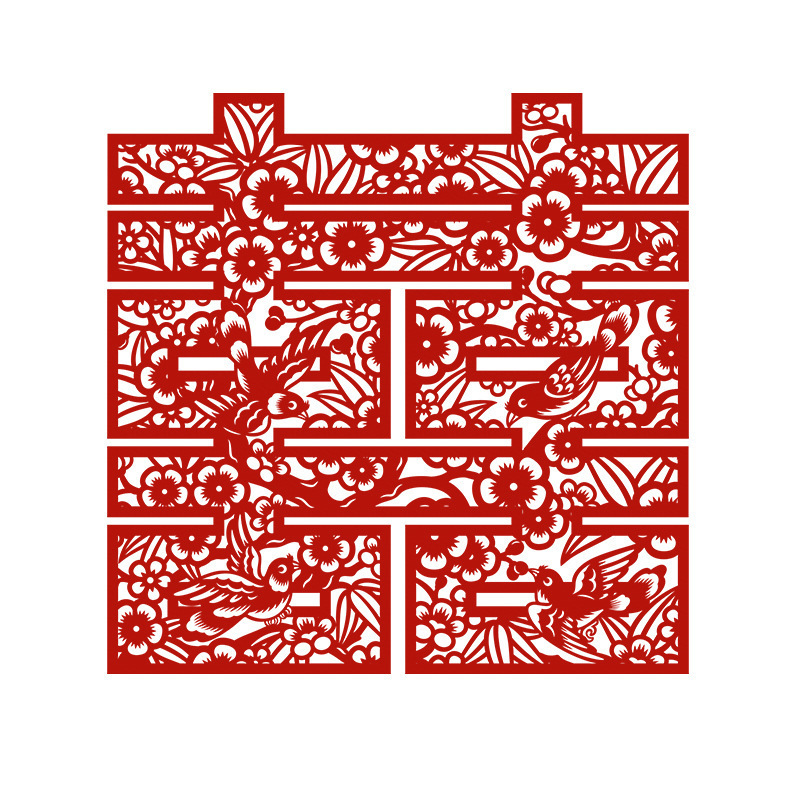 结婚用品大全超大喜字贴纸婚房卧室沙发背景墙布置装饰婚礼囍字贴|undefined
