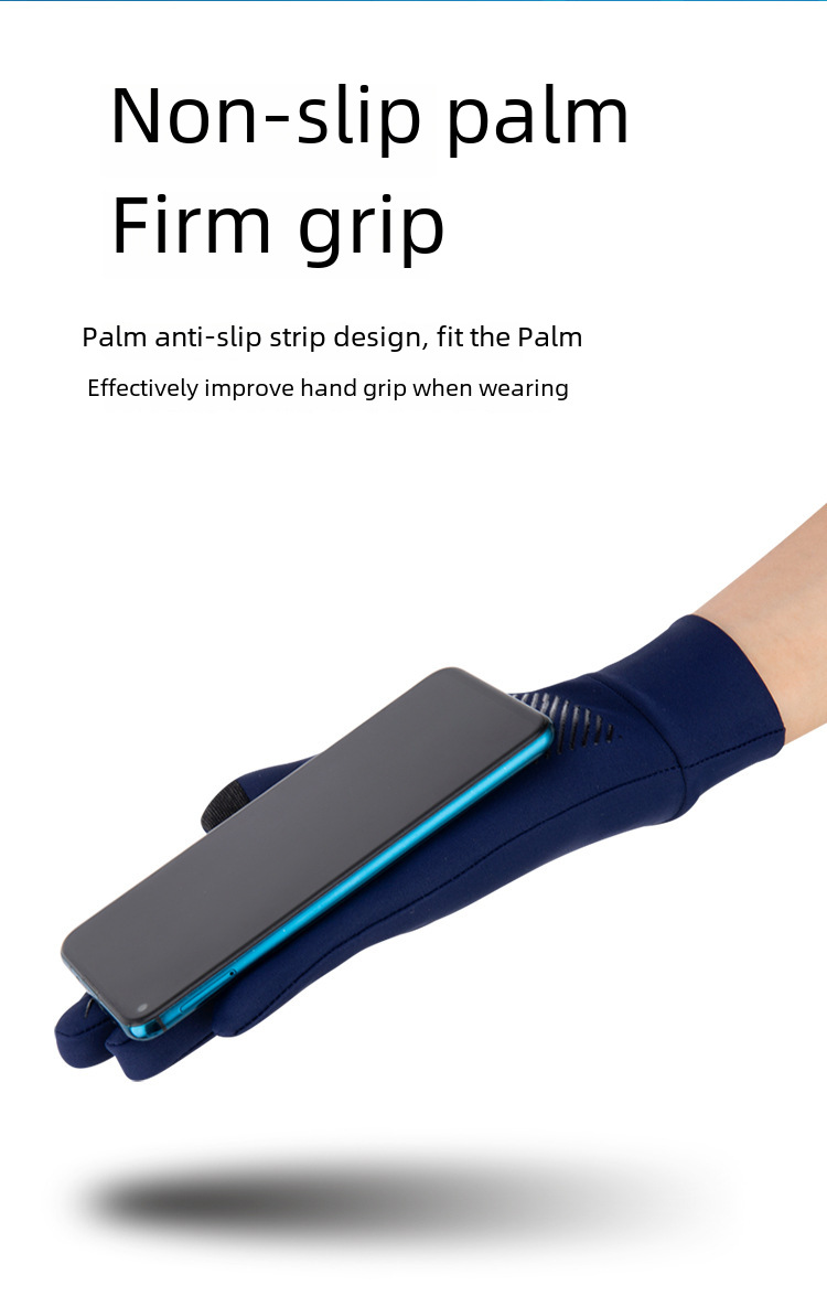 Sun Protection Gloves Ice Silk Summer Outdoor Fishing Riding_voghion.com