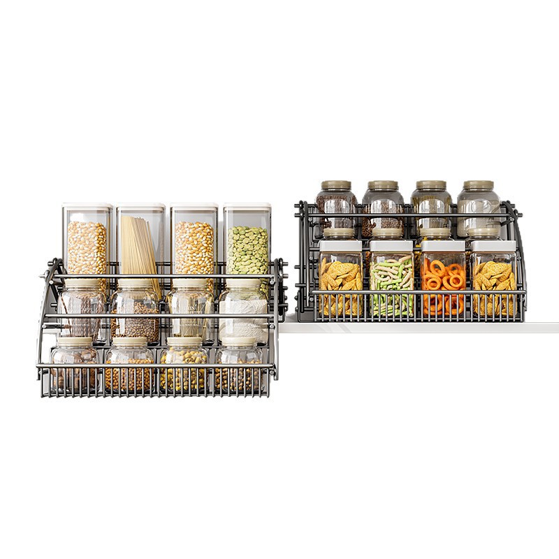 Gabinete de cocina telescópico gabinete superior con sabor canasta de tracción cabina de suspensión elevación canasta de tracción estante de almacenamiento tipo de tracción hacia arriba hacia abajo