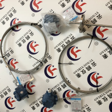 WZPK-292固定卡套法蘭鎧裝熱電阻裝配式鉑電阻WZPK-305\WZPK-306