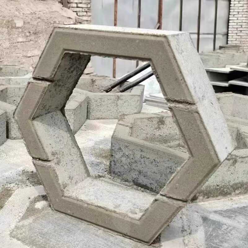 云南河道护坡砖空心六角砖实心六棱砖高速砖草坪砖公园透水面