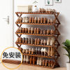 Shoe rack simple and easy multi-storey Shoe cabinet solid wood Special Offer household Shelf Storage dormitory Artifact dustproof