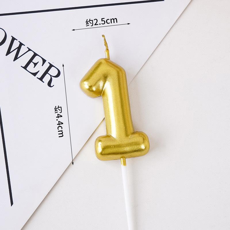 Una variedad de velas digitales transfronterizas, pastel de cumpleaños, oro, color dorado, color caramelo, corona de mariposa, vela digital