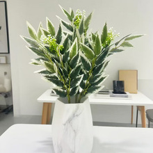 北欧高档仿真竹叶 落地景观装扮室内家居摆件假绿植 仿真装饰竹子