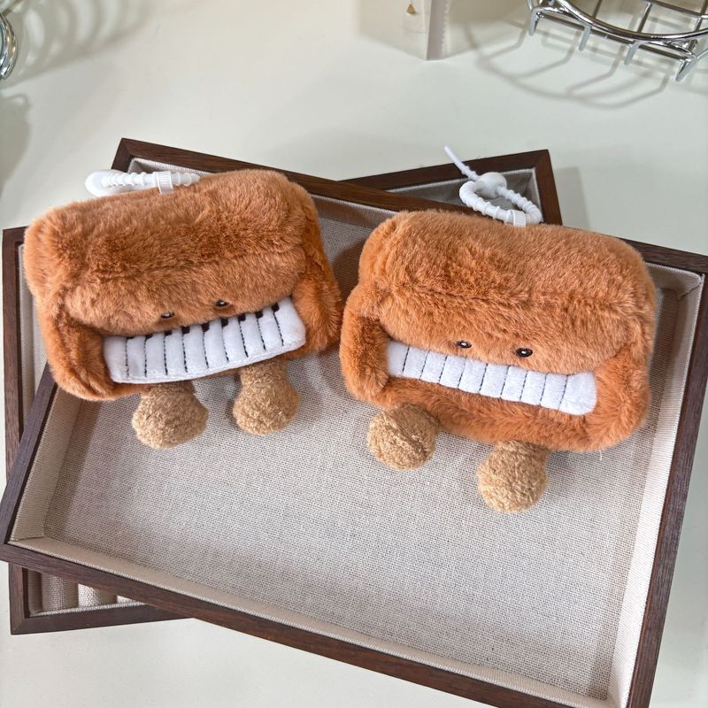 アニメかわいい豆眼ピアノ楽器のキーホルダー|undefined