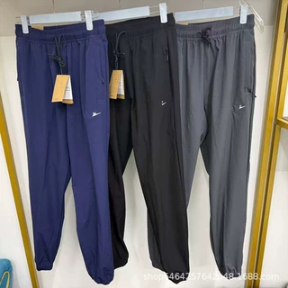 022011速干情侣休闲裤刺绣束脚男士夏季长裤透气运动裤