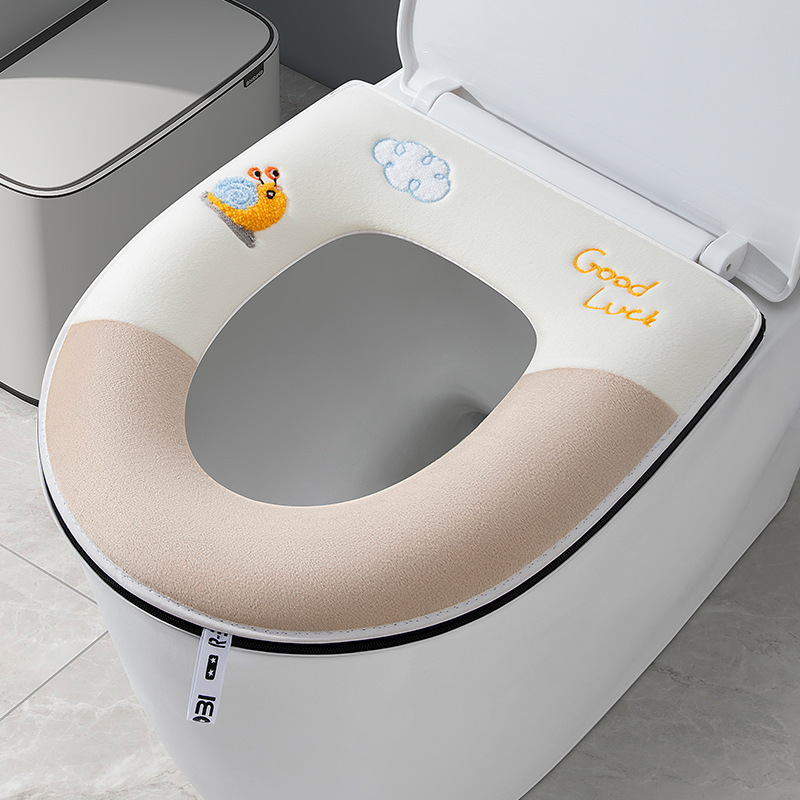 便器マット新型家庭用四季通用のトイレカバー防水は冬のトイレの座布団を厚くします。|undefined