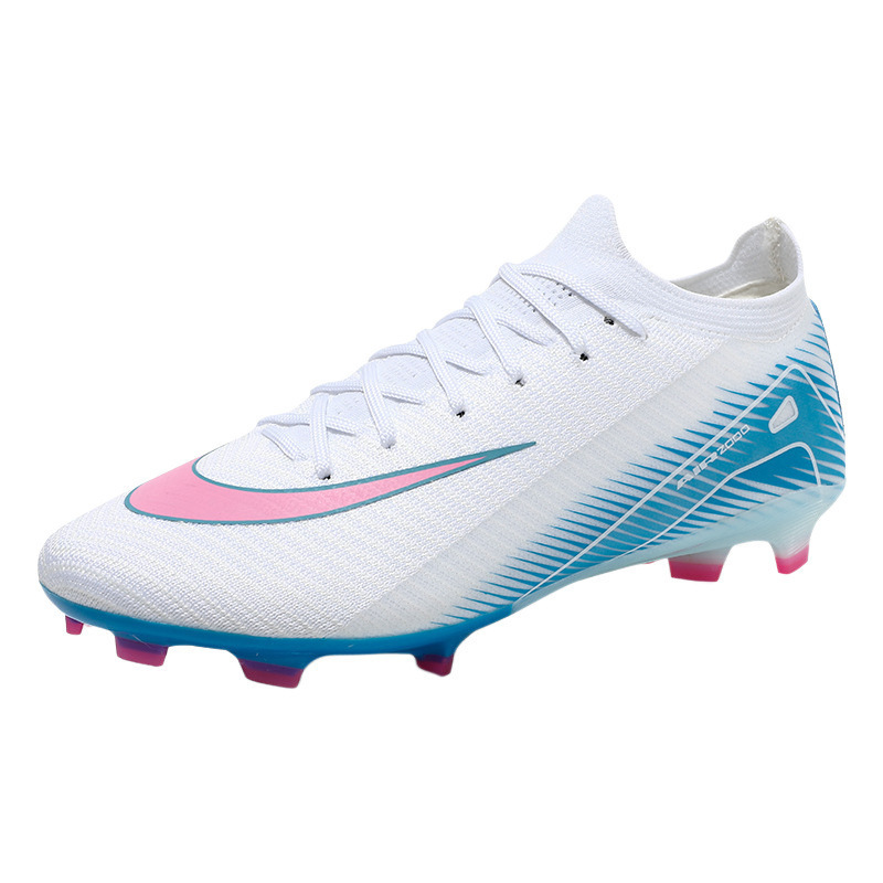 Zapatos de Entrenamiento de Fútbol Tejidos para Hombre Cuero Sintético y Caucho Ligero para Entrenamiento Multiterreno