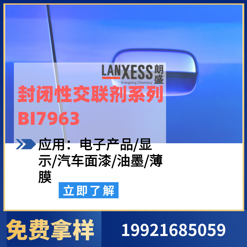 朗盛LANXESS油性封闭型交联剂异氰酸酯固化剂TrixeneBI7963巴辛顿
