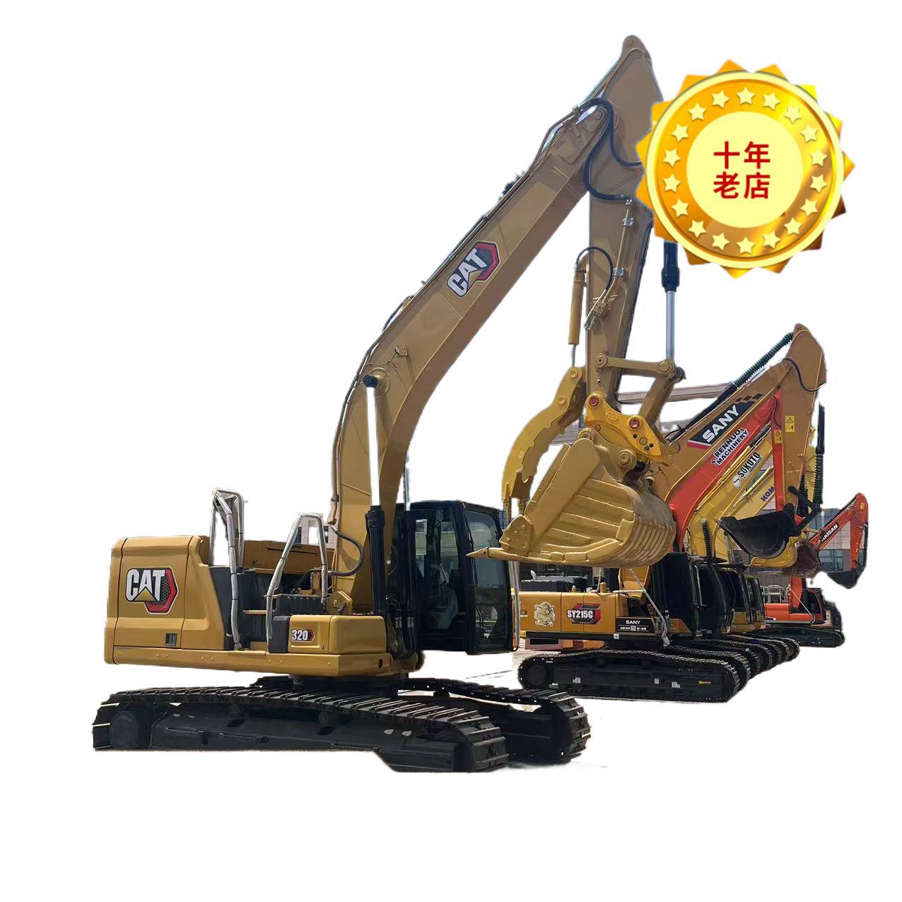 Excavadoras originales de segunda mano Carter Komatsu Hitachi Exportación spot para proporcionar envíos de declaración de aduanas gratuita