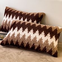 冬季兔毛绒枕套一对家用单人牛奶绒枕头套48x74cm加绒枕芯套批发