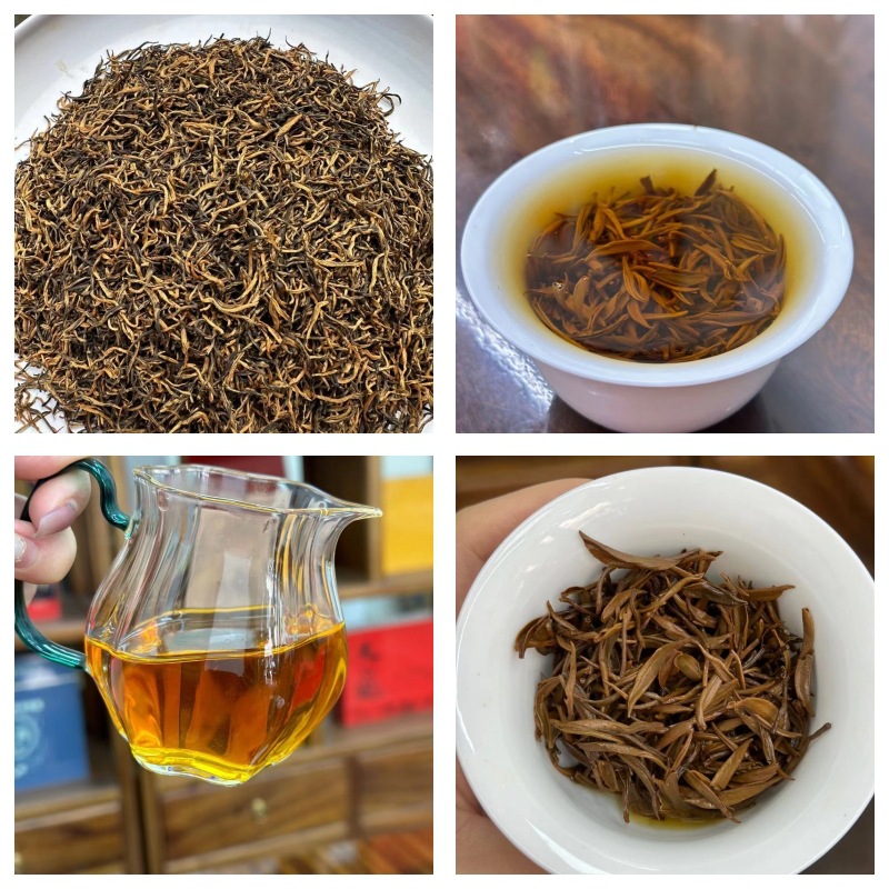 2024 New Tea Authentic Wuyi Mountain Jin Jun Mei Black Tea Loose Leaf Wholesale 500g Honey Fragrant Buds