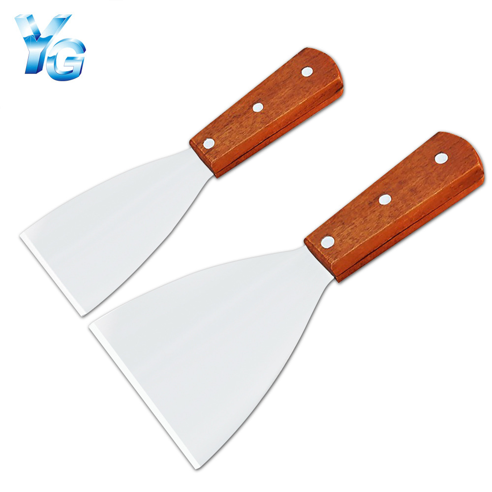 in stock wooden handle stainless steel pizza shovel knife be..