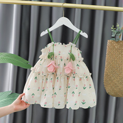 女寶寶夏季森系韓版公主裙兒童夏季可愛連衣裙小女孩甜美禮服代發
