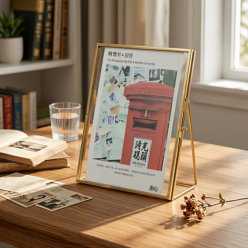 Cross-Border Amazon Supply Children's Glass Photo Frames Certificate Wedding Studio Photo Display Stand Boutique Gifts European Style