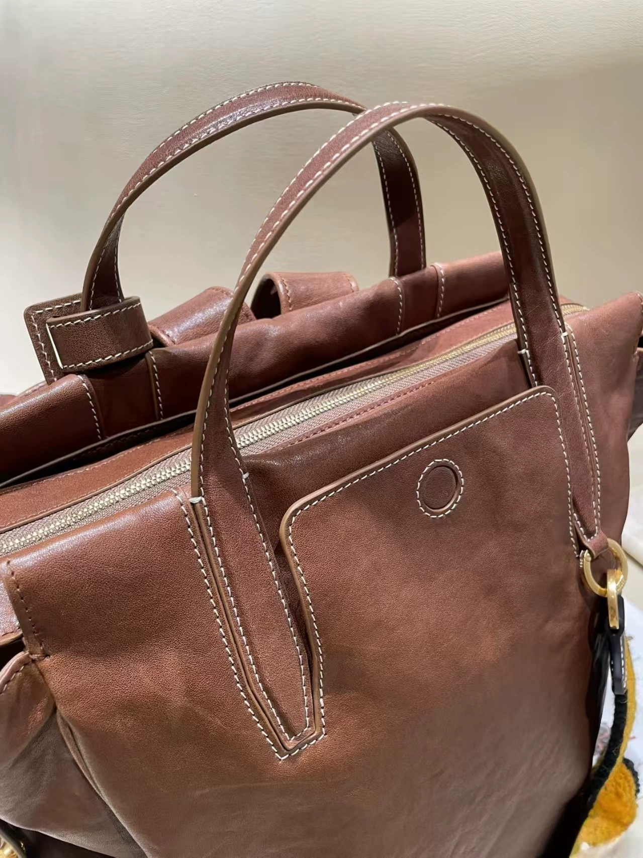 Small retro backpack, laptop, 16 inch, 14 inch