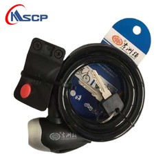 5118 Bicycle Lock Anti-Theft Lock Electric Bike Lock Road Dead Ride Steel Wire Cable Lock Tool Steel Cable Single Bike Lock Accessories