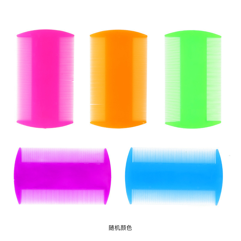 Peines de mascotas de plástico de doble cara peines de mascotas de sellado peines de salto para gatos y perros productos de limpieza