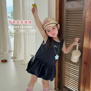 现货 大小卷26夏款夏季连衣裙女童甜美背心裙童裙-710565