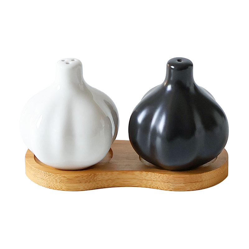 Transfronterizo suministro directo de estilo europeo creativo de ajo cerámica condimento frasco de condimento de cerámica boutique de venta venta en el comercio exterior