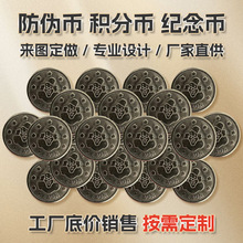24.2mm小丑不锈钢币1000枚游戏厅娃娃机游戏币马戏团主题电玩必备