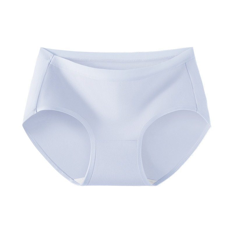 Un tipo de ropa interior transpirable de algodón para mujer de algodón para bebé 10A entrepierna antibacteriana cintura media cómoda sin costuras sin atascar entrepierna calzoncillos para mujer