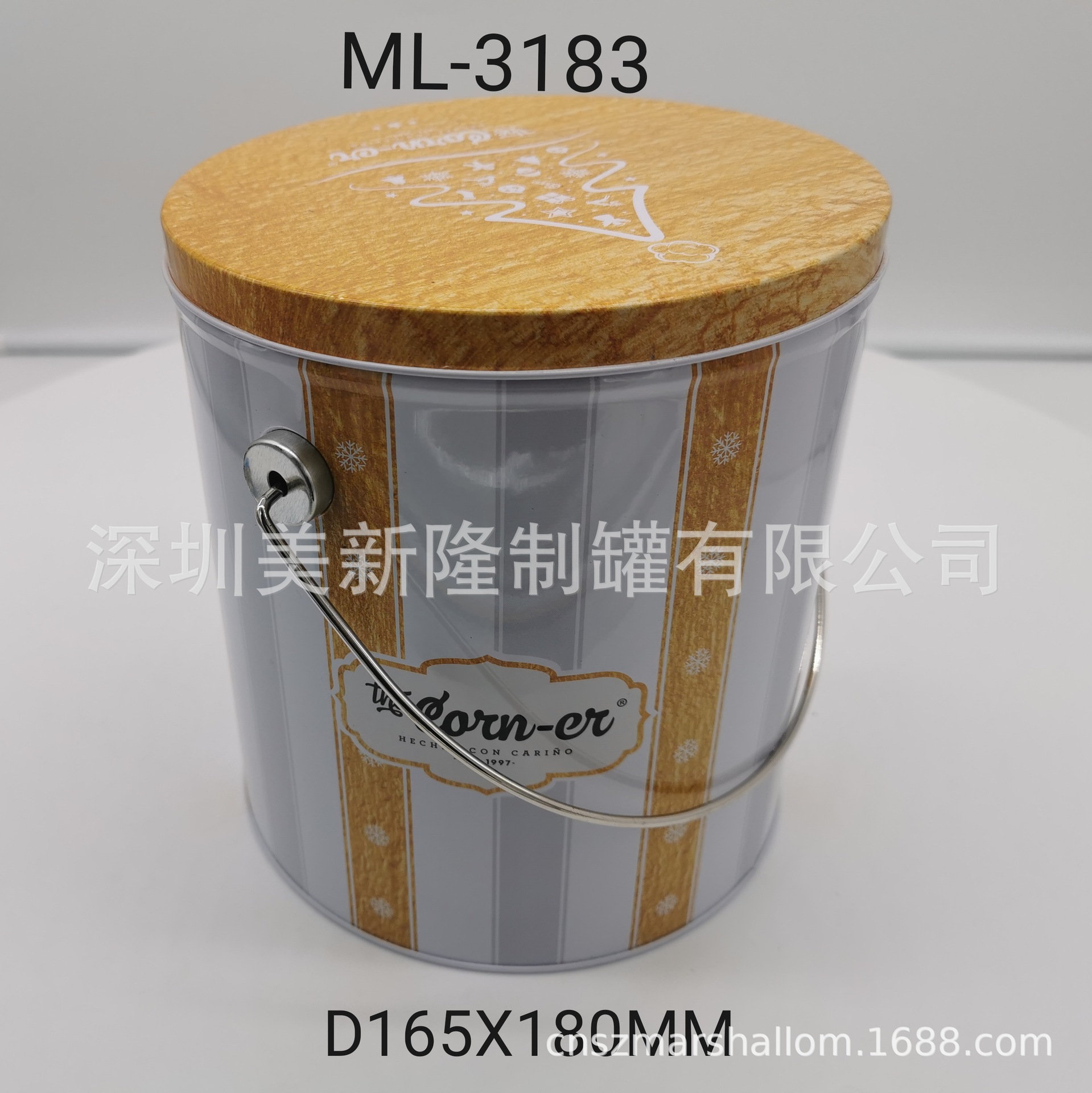 圆形马口铁桶  铁桶批发  圆形马口铁盒