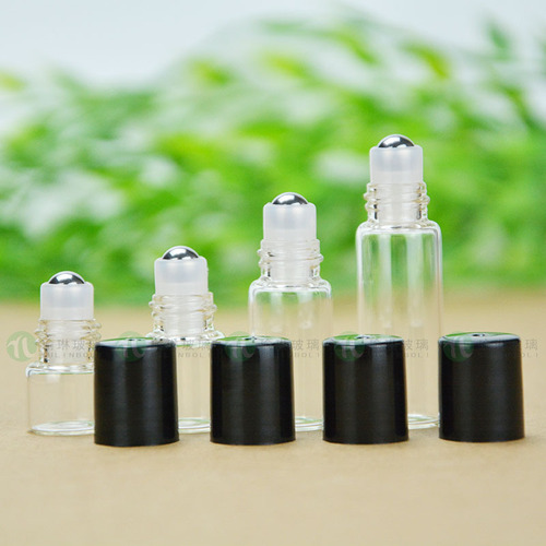 Manufacturer rolling ball bottle 1ml2ml3ml5ml transparent roller ball bottle perfume refill bottle essential oil bottle products