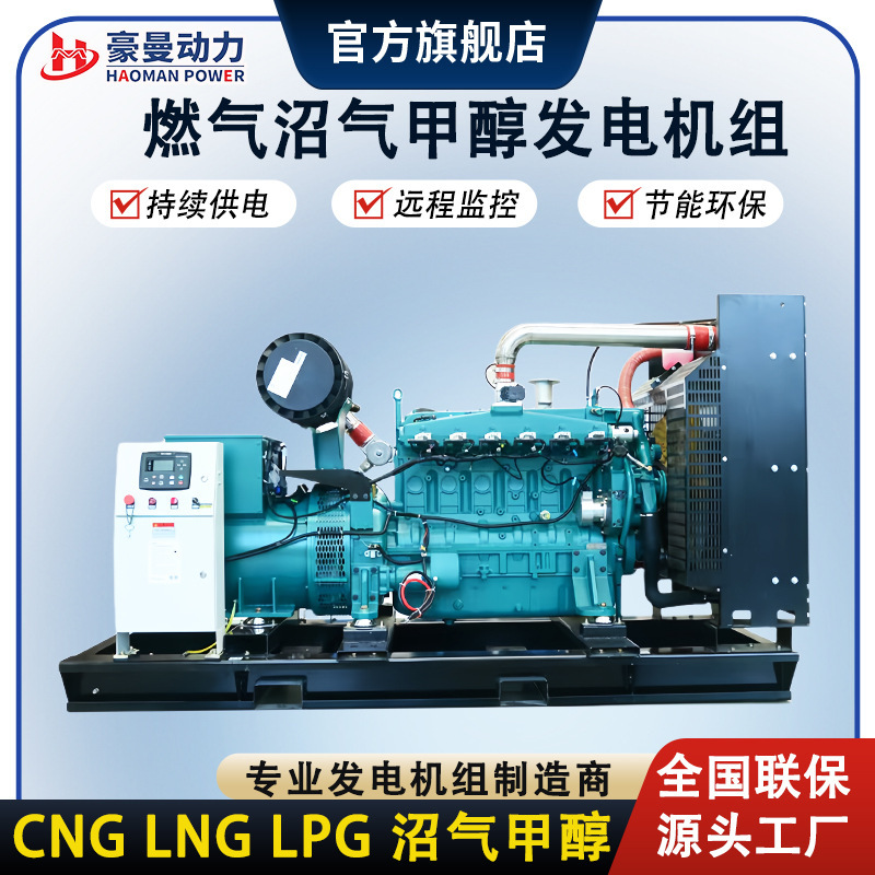 天燃气发电机组150KW甲醇发电机养殖场养猪厂用120KW沼气发电机组|undefined