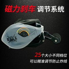 All-metal line cup water droplet anti-explosion line long-range fishing line double brake micro-object water droplet black fishing wheel Luya wheel