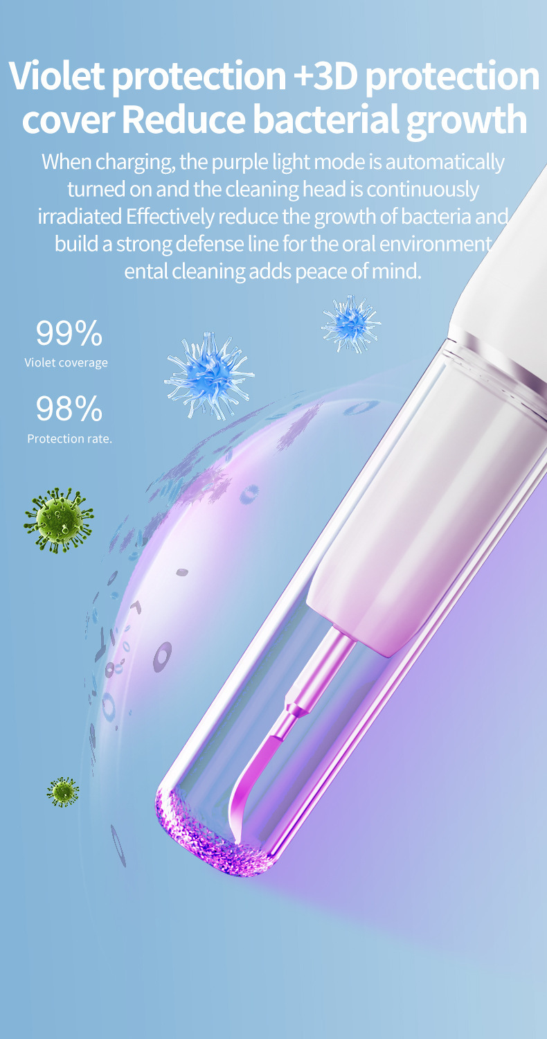 Electric tooth cleaner multifunctional handheld teeth cleaning device