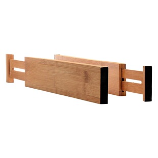 Manufacturers supply bamboo drawer partitions spot bamboo retractable drawer partitions bamboo retractable strips