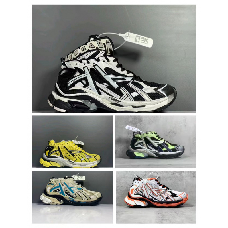 OK high-end version of the Paris 7th generation runner 7.0, unisex dad shoes, INS style, height-increasing, vintage, versatile casual sneakers