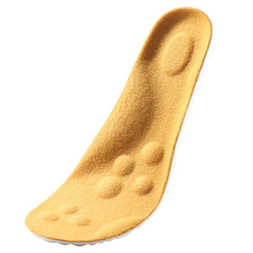Constant temperature heating insole to keep warm in winter, deodorant and sweat-absorbent sports insole, thickened with poop feeling, massaging plus velvet insole wholesale