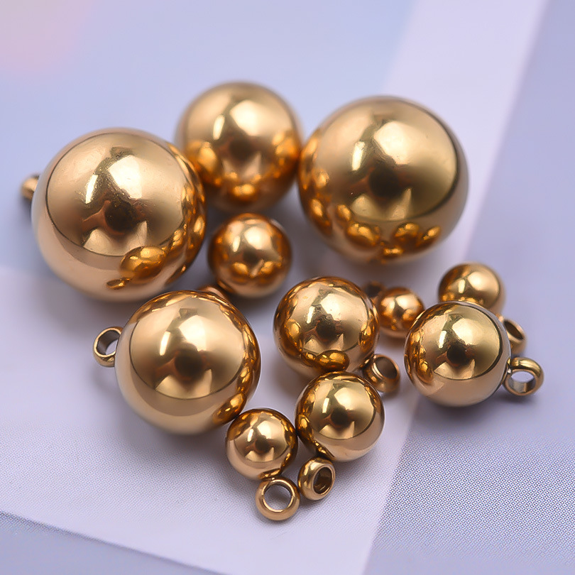 2g Weight Pendant Jewelry Making Type Diameter 10mm, Diameter 6 mm, Diameter 8mm Jewelry Making Size 18K Gold Plated Plating Material DIY Jewelry Accessories Classification 1 Piece Quantity 304 Stainless Steel Material Round Pattern Simple Style Style 1 Piece Diameter 10mm Diameter 6 Mm Diameter 8mm 304 Stainless Steel 18K Gold Plated Round Pendant 10